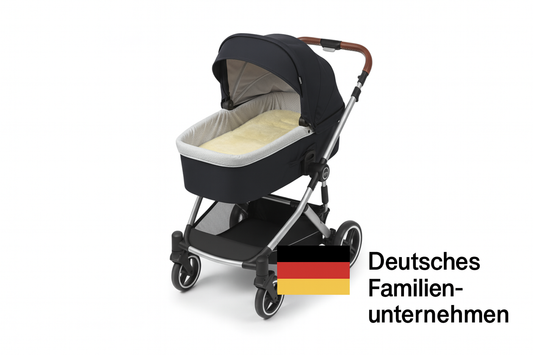 Lammfell Einlage | Kinderwagen Babyschale | Gerader Schnitt | Liner-01, 73 x 35 cm
