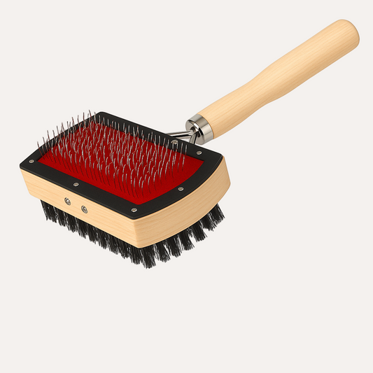 Lammfellbürste – Premium Pflegebürste für Lammfell und Schaffell | Sanfte & effektive Fellpflege