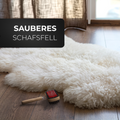 Lammfellbürste – Premium Pflegebürste für Lammfell und Schaffell | Sanfte & effektive Fellpflege