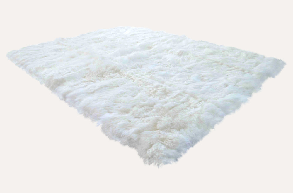 Premium Lammfell Teppich | rechteckig | Hochflor Langflor Teppich aus echtem Lammfell