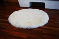 Runder Lammfellteppich | Schaffell Teppich | Naturfell | diverse Farben und Größen